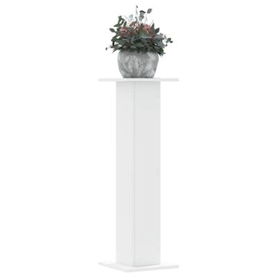 VidaXL Plantenstandaards 2 st 30x30x95 cm bewerkt hout wit