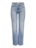 Only Onlblush Mid Straight Dnm Tai467 Noos Straight Leg Light Blue Denim