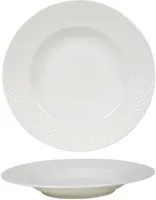 Diepbord porselein diamant 22x3cm wit