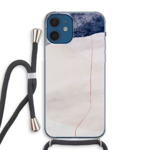 Stone White: iPhone 12 Transparant Hoesje met koord