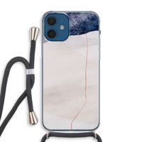 Stone White: iPhone 12 Transparant Hoesje met koord