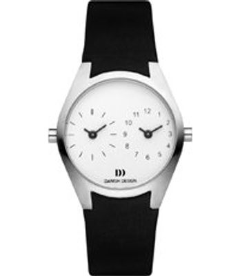 Horlogeband Danish Design IV16Q890 Leder Zwart 15mm