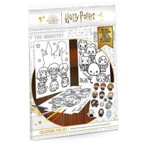 Harry Potter Kleurplaten, kleurpotloden en Sticker Set Chibi Harry Potter Kleurplaten, kleurpotloden en Sticker Set Chibi