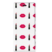 Sony Xperia 5 Hoesje met Magneet Lipstick Kiss