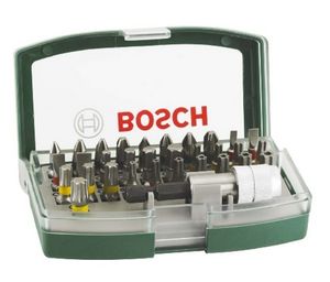 Bosch Accessories PROMOLINE 2607017063 Bitset 32-delig Plat, Kruiskop Phillips, Kruiskop Pozidriv, Inbus, Zesrond-TX BO, Binnen-zesrond (TX)