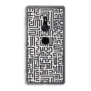 Moroccan Print: Sony Xperia XZ2 Transparant Hoesje