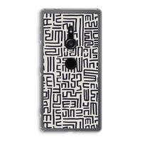 Moroccan Print: Sony Xperia XZ2 Transparant Hoesje