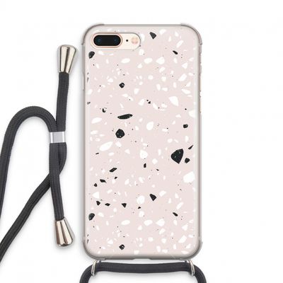 Terrazzo N°20: iPhone 7 PLUS Transparant Hoesje met koord