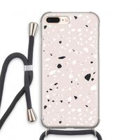 Terrazzo N°20: iPhone 7 PLUS Transparant Hoesje met koord