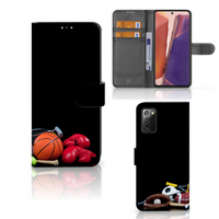 Samsung Galaxy Note 20 Wallet Case met Pasjes Sports