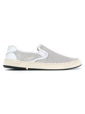 Osklen chaussures de skate perforées - Blanc