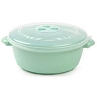 PlasticForte Magnetronschaal met deksel/ventiel - 1L - lichtgroen - kunststof - BPA vrij