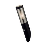 Searchlight Zwarte buitenlampBatton met sensor - 93901BK-PIR
