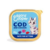 Cat kitten pate cod/chicken 85g - Edgard en cooper