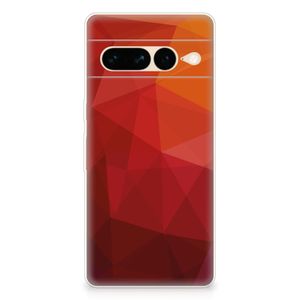 TPU Hoesje voor Google Pixel 7 Pro Polygon Red