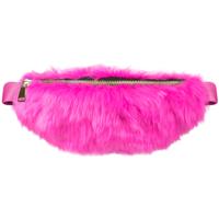 Carnaval verkleed Heuptasje - plush neon - roze - volwassenen - foute party / 80's / 90's