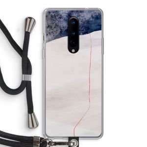 Stone White: OnePlus 8 Transparant Hoesje met koord