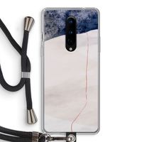 Stone White: OnePlus 8 Transparant Hoesje met koord