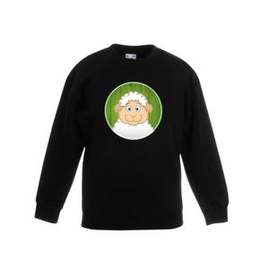 Sweater lammetje zwart kinderen