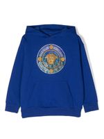 Versace Kids hoodie Medusa à ornements strassés - Bleu - thumbnail