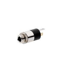 Rutenbeck 17000303 kabel-connector 3.5mm Zwart, Zilver