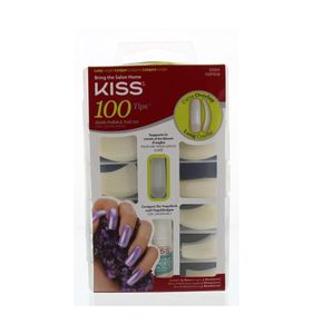 Nageltips en lijm overlap