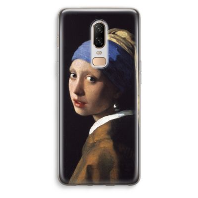The Pearl Earring: OnePlus 6 Transparant Hoesje