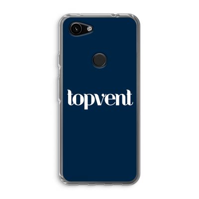 Topvent Navy: Google Pixel 3a Transparant Hoesje