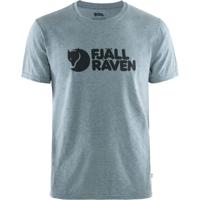 Fjallraven Logo T-shirt Heren Uncle Blue-Melange M