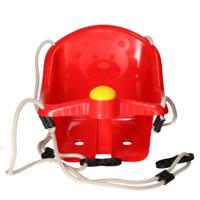 Schommel voor peuters - rood - met touw - Kinderschommels - baby - kunststof