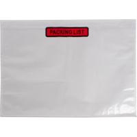 Paklijstenvelop Dokulops C4, ft 328 x 235 mm, doos van 500 stuks, tekst: packing list