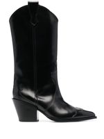 Aeyde bottines Ariel 65 mm - Noir - thumbnail