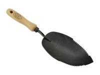 De Wit Potgrondschepje gekartelde snede essen handvat 14cm dewit