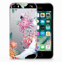 Apple iPhone SE | 5S | TPU Hoesje | Bird Flowers