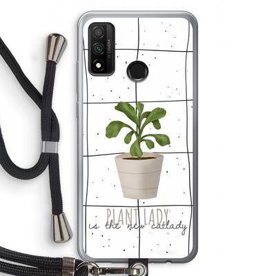 Kamerplant op vensterruit: Huawei P Smart (2020) Transparant Hoesje met koord