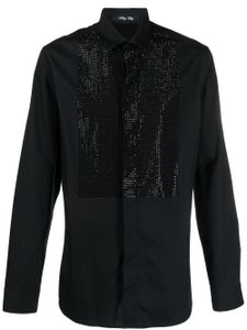 Philipp Plein chemise Sartorial à détails de clous - Noir