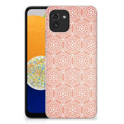 Samsung Galaxy A03 | TPU bumper | Pattern Orange