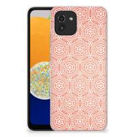 Samsung Galaxy A03 | TPU bumper | Pattern Orange