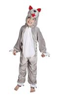 Wolf Kinderkostuum Pluche (140cm)