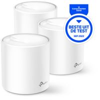 TP-Link DECO X60(3-PACK) mesh-wifi-systeem Dual-band (2.4 GHz / 5 GHz) Wi-Fi 6 (802.11ax) Wit 2 Intern - thumbnail