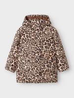 Name it winter winterjas meisjes - bruin - puffer - NkfMimosa