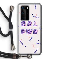 GRL PWR: Huawei P40 Pro Transparant Hoesje met koord