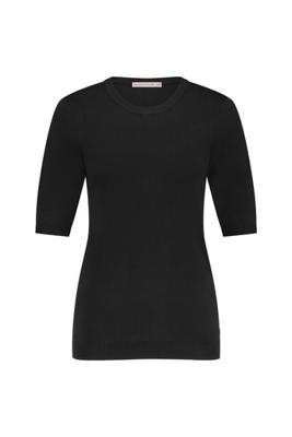 Lana ssl solid pullover - black - 91530