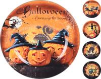 Plate 33 cm With Halloween Deco - Nampook