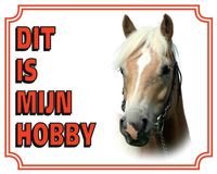 Haflinger Waakbord - Dit is mijn Hobby - thumbnail