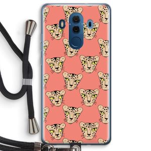 Tijger: Huawei Mate 10 Pro Transparant Hoesje met koord