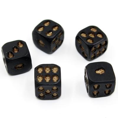 5 stuks/set Creative Skull Bones dobbelstenen zes zijdig skelet dobbelstenen Club pub Party spel speelgoed hars dobbelstenen