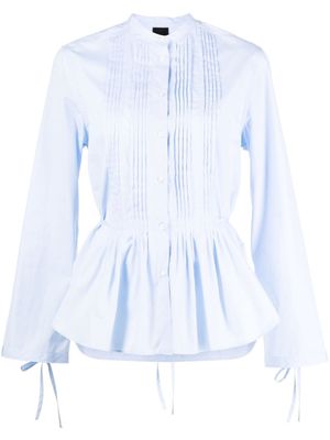 ASPESI chemise à design péplum - Bleu