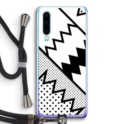 Pop Art #5: Huawei P30 Transparant Hoesje met koord