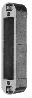 Nemef VS 4915 Veiligheidsbijzetsluitkom | zamac verzinkt 25x115mm afgerond | DR 1+2+3+4 - 9491590005